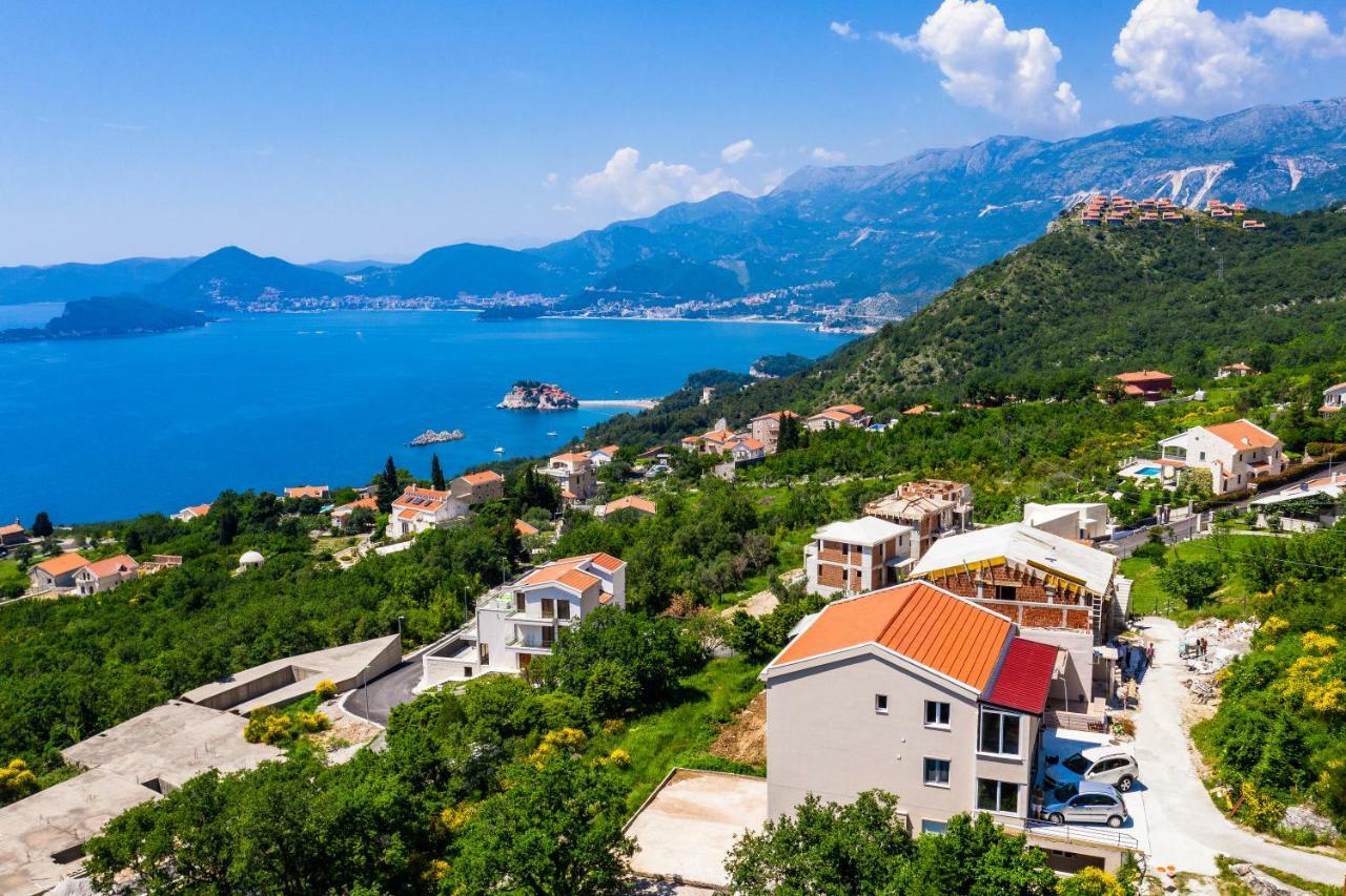 Apartmani Visum Sveti Stefan Esterno foto