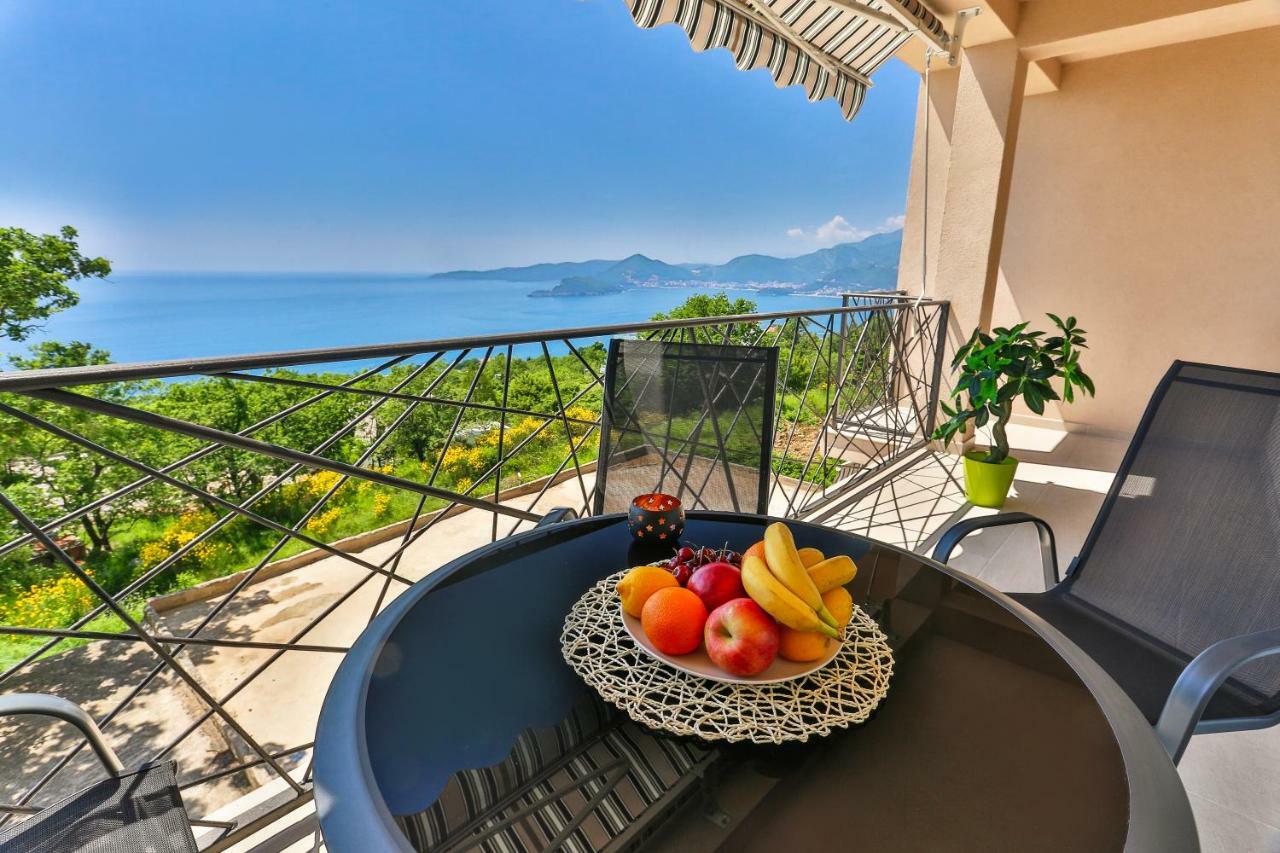 Apartmani Visum Sveti Stefan Esterno foto
