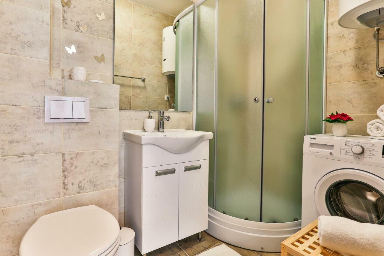 Apartmani Visum Sveti Stefan Esterno foto