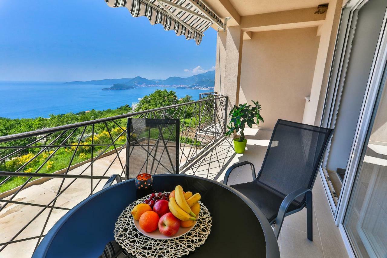 Apartmani Visum Sveti Stefan Esterno foto