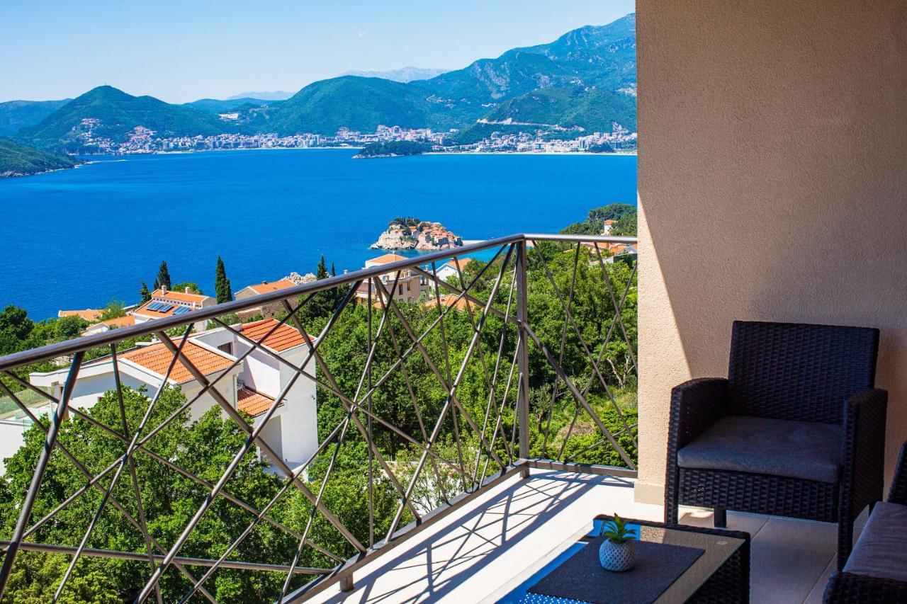 Apartmani Visum Sveti Stefan Esterno foto