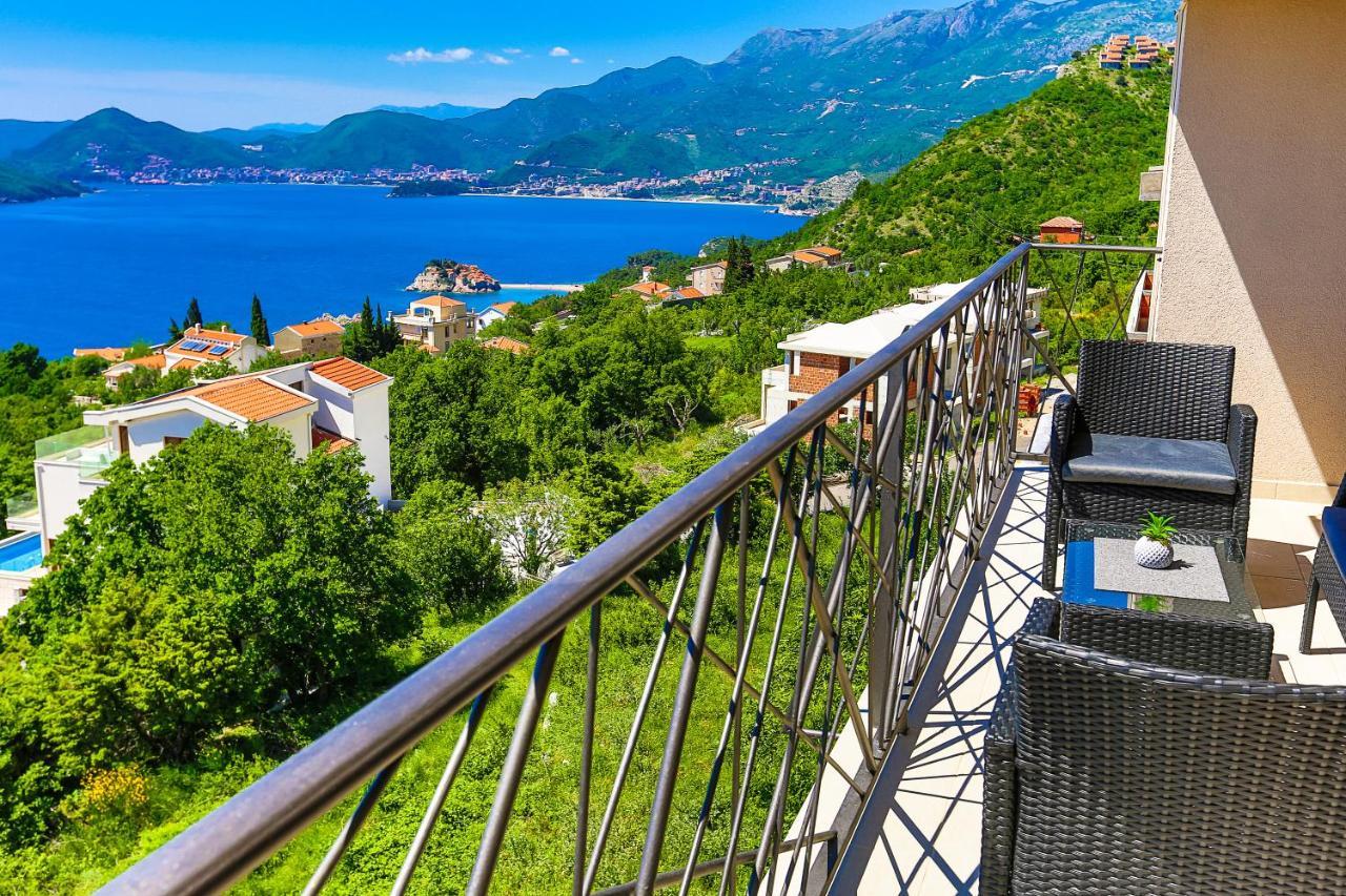Apartmani Visum Sveti Stefan Esterno foto